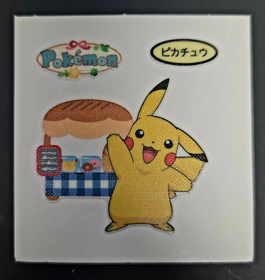 Pokemon Bread Seal Deco Character Sticker - Pikachu
