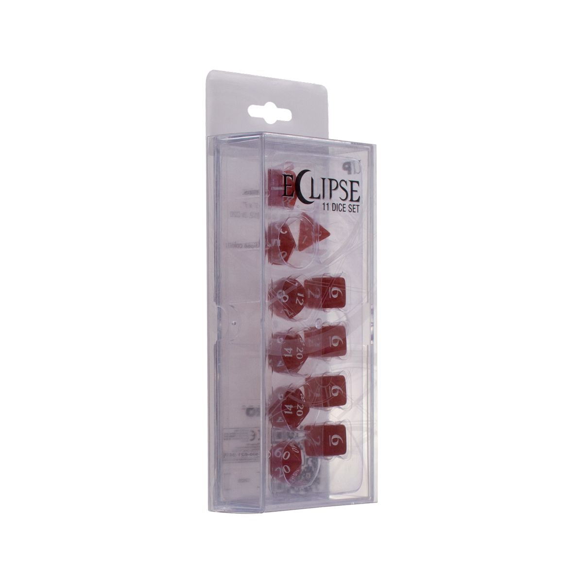 Ultra PRO: 11-Dice Set - Eclipse (Apple Red)