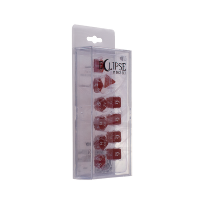 Ultra PRO: 11-Dice Set - Eclipse (Apple Red)