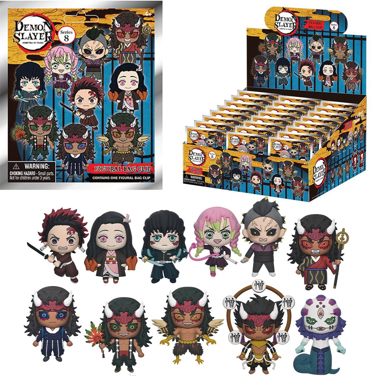 Demon Slayer Series 8 3D Foam Bag Clip Blind Bag