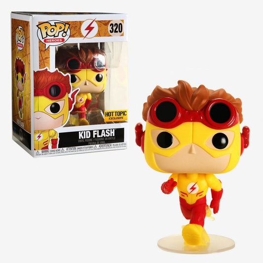 Funko POP! DC Super Heroes - Kid Flash Vinyl Figure #320 Hot Topic Exclusive [READ DESCRIPTION]