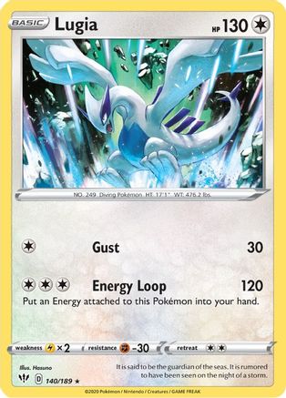 Lugia 140/189 - SWSH03 Darkness Ablaze