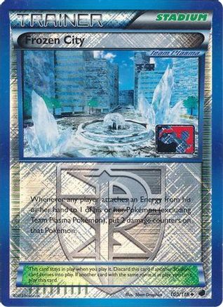 Frozen City (Team Plasma) (League Promo) 100/116 - League & Championship Cards Reverse Holofoil