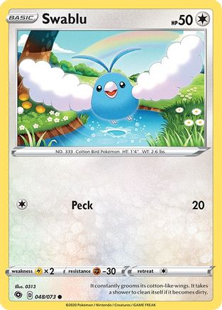 Swablu 048/73 - Champions Path Reverse Holofoil