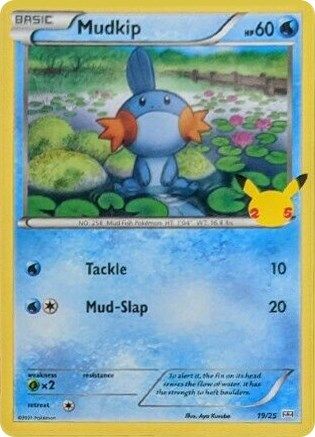Mudkip 019/25 - McDonalds 25th Anniversary Promos Holofoil