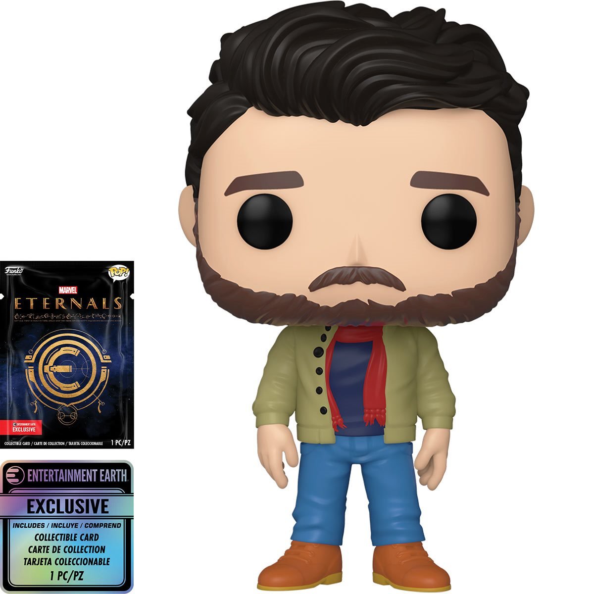 Funko Pop! Eternals: Dane Whitman with Collectible Card - Entertainment Earth Exclusive