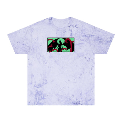 Demon Robin Comfort Colors® Color Blast Tie Dye Unisex Anime Tee