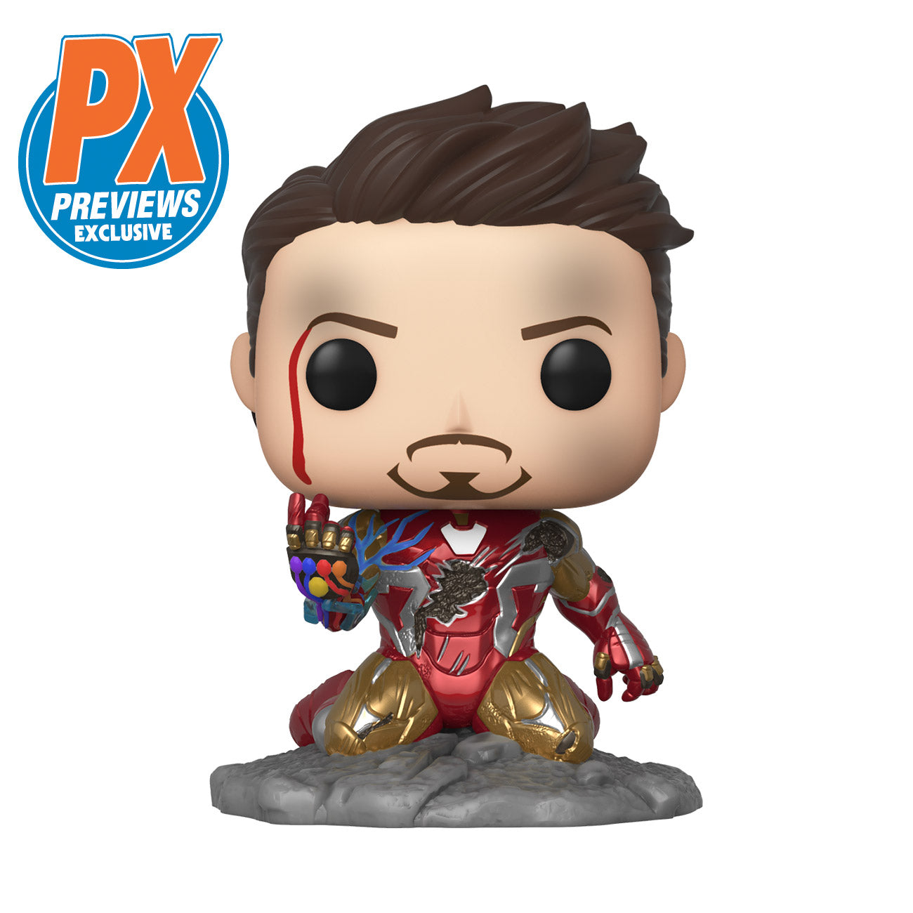 Funko POP! Avengers: Endgame - I Am Iron Man Glow-In-The-Dark Vinyl Figure Previews Exclusive (PX)