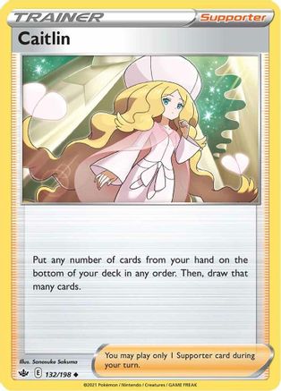 Caitlin 132/198 - SWSH06 Chilling Reign Reverse Holofoil