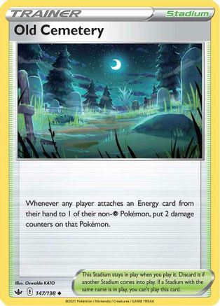 Old Cemetery 147/198 - SWSH06 Chilling Reign Reverse Holofoil