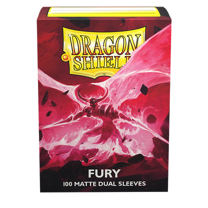 Dragon Shield: Standard 100ct Sleeves - Fury (Dual Matte)