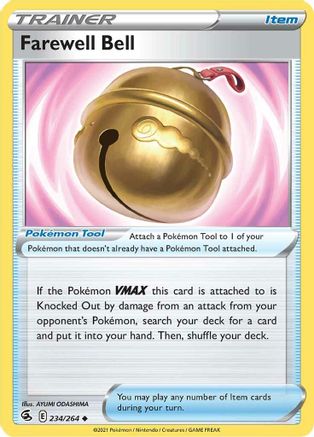 Farewell Bell 234/264 - SWSH08 Fusion Strike Reverse Holofoil