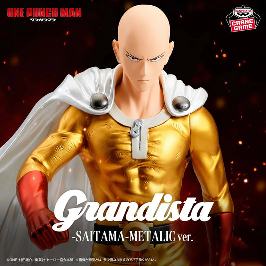 One Punch Man Saitama Figure Grandista, Metallic Version