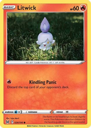 Litwick 024/196 - SWSH11 Lost Origin