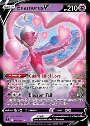Enamorus V 082/196 - SWSH11 Lost Origin Holofoil