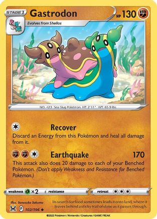 Gastrodon 102/196 - SWSH11 Lost Origin