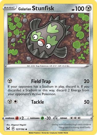 Galarian Stunfisk 127/196 - SWSH11 Lost Origin