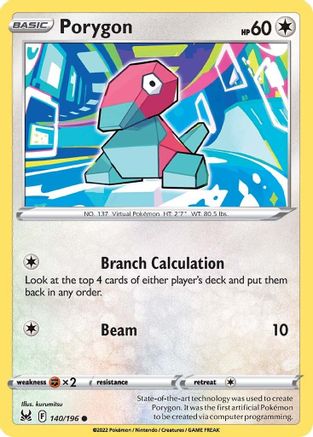 Porygon 140/196 - SWSH11 Lost Origin