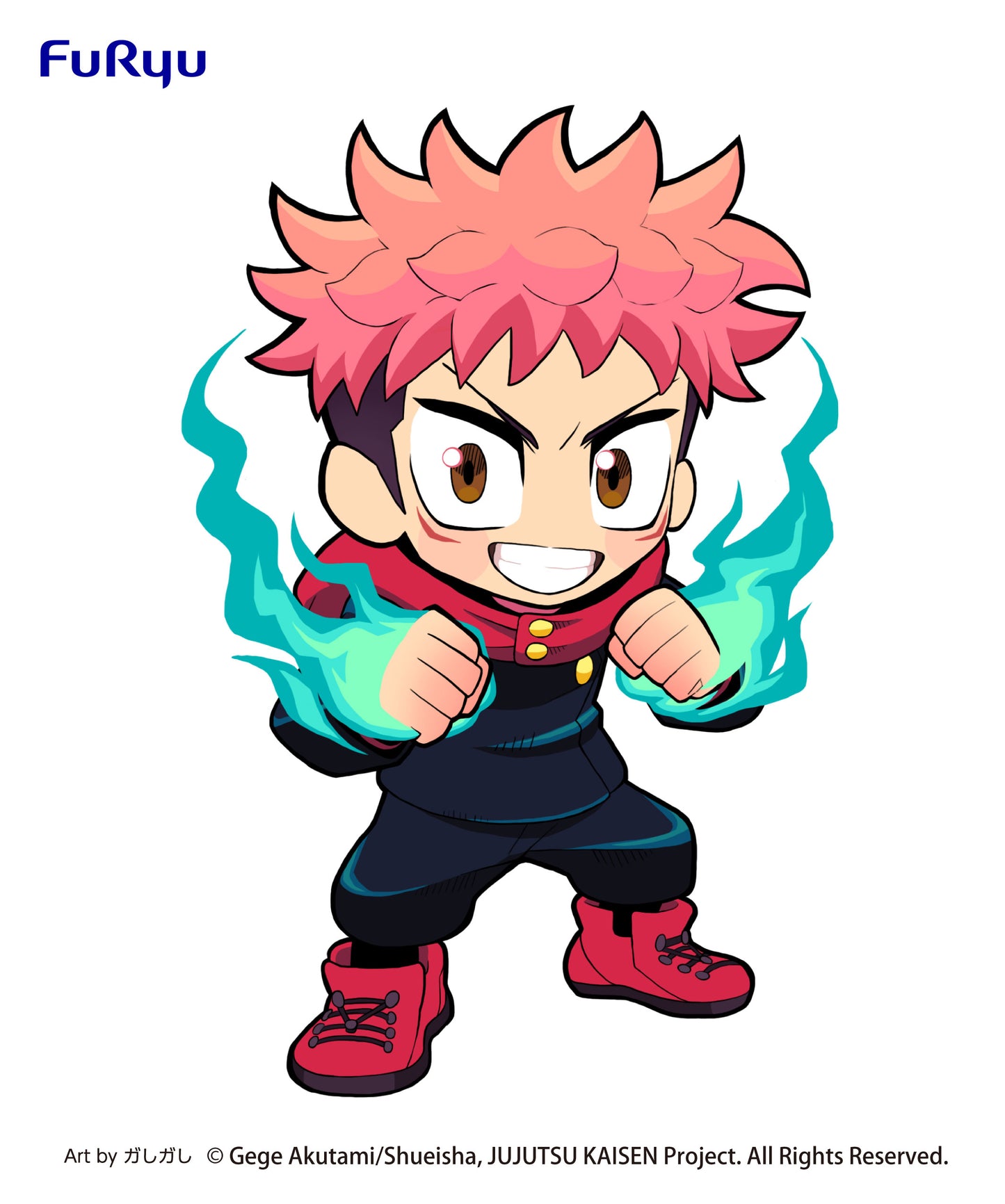 Jujutsu Kaisen Series Toonize Yuji Itadori Cartoon Color Ver. Figure