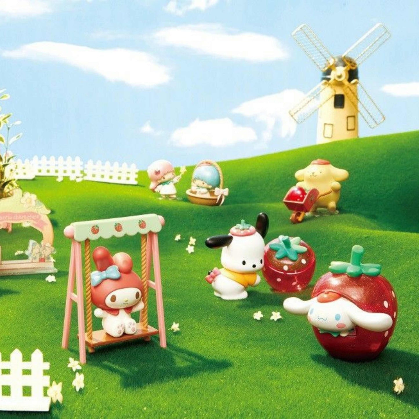 Miniso Sanrio: Strawberry Farm Series Blind Box, zufälliger Stil 