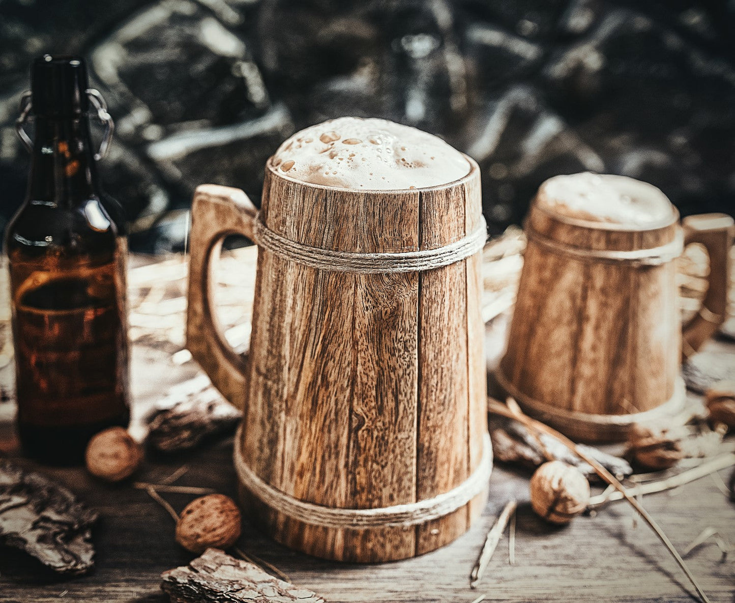 Wooden Tankard