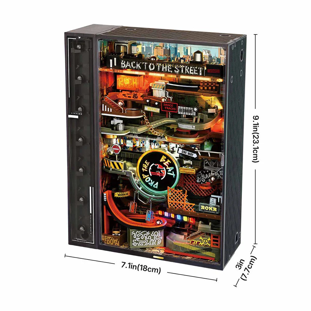 ROKR Hip-Hop Street Marble Run Mechanical 3D Puzzle