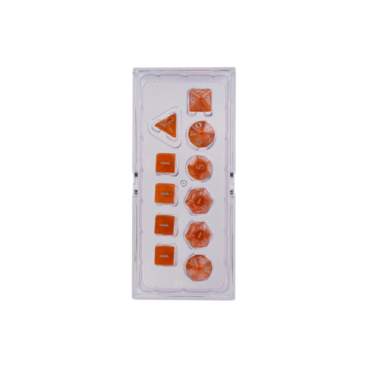 Ultra PRO: 11-Dice Set - Eclipse (Pumpkin Orange)