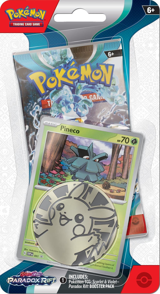 Pokemon: Paradox Rift - Single Pack Blister (Pineco)