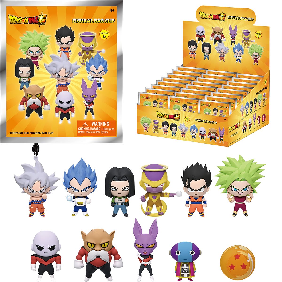 Dragon Ball Super Series 5 3D Foam Bag Clip Blind Bag