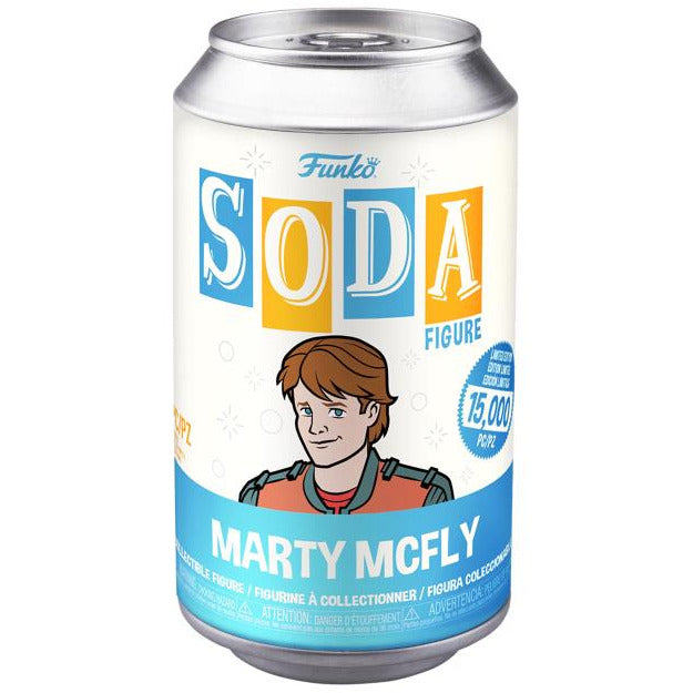 Funko Vinyl Soda: Zurück in die Zukunft Teil II – Marty McFly (Stile können variieren)