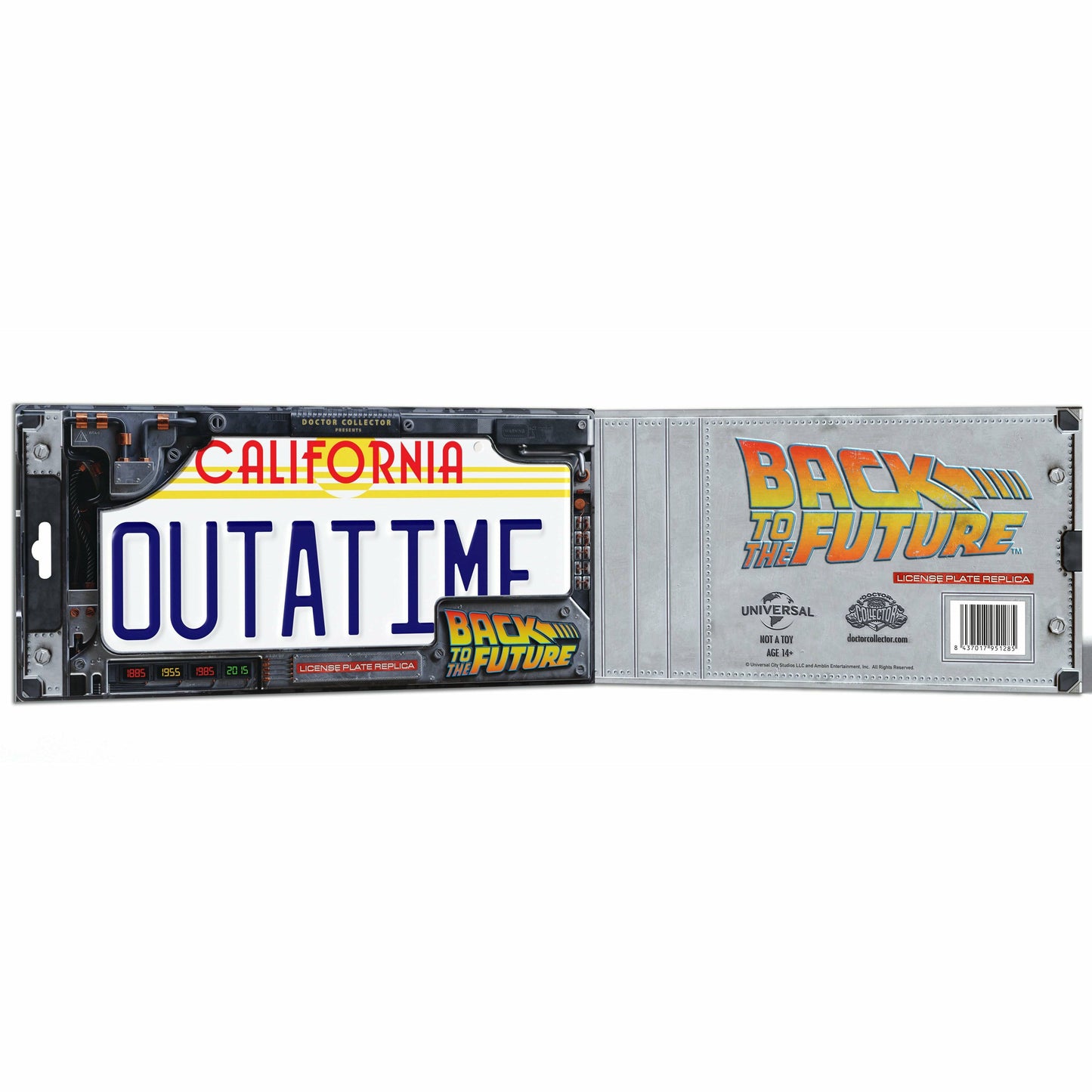 Back to the Future OUTATIME License Plate Replica