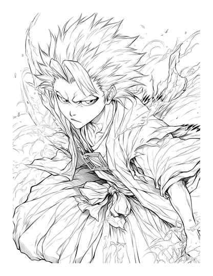 Anime Chronicles: Bankai Unleashed! A Bleach Coloring Book (Volume 7) PDF