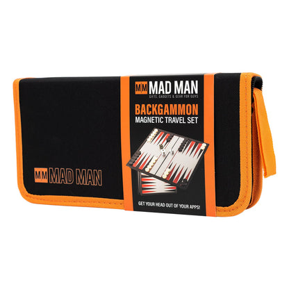 Mad Man: Magnetic Game Travel Set - Backgammon