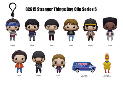 Stranger Things 3D Foam Bag Clip, Series 5