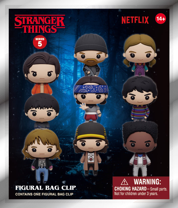 Stranger Things 3D Foam Bag Clip, Series 5