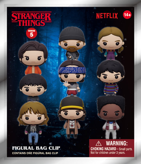 Stranger Things 3D Foam Bag Clip, Series 5