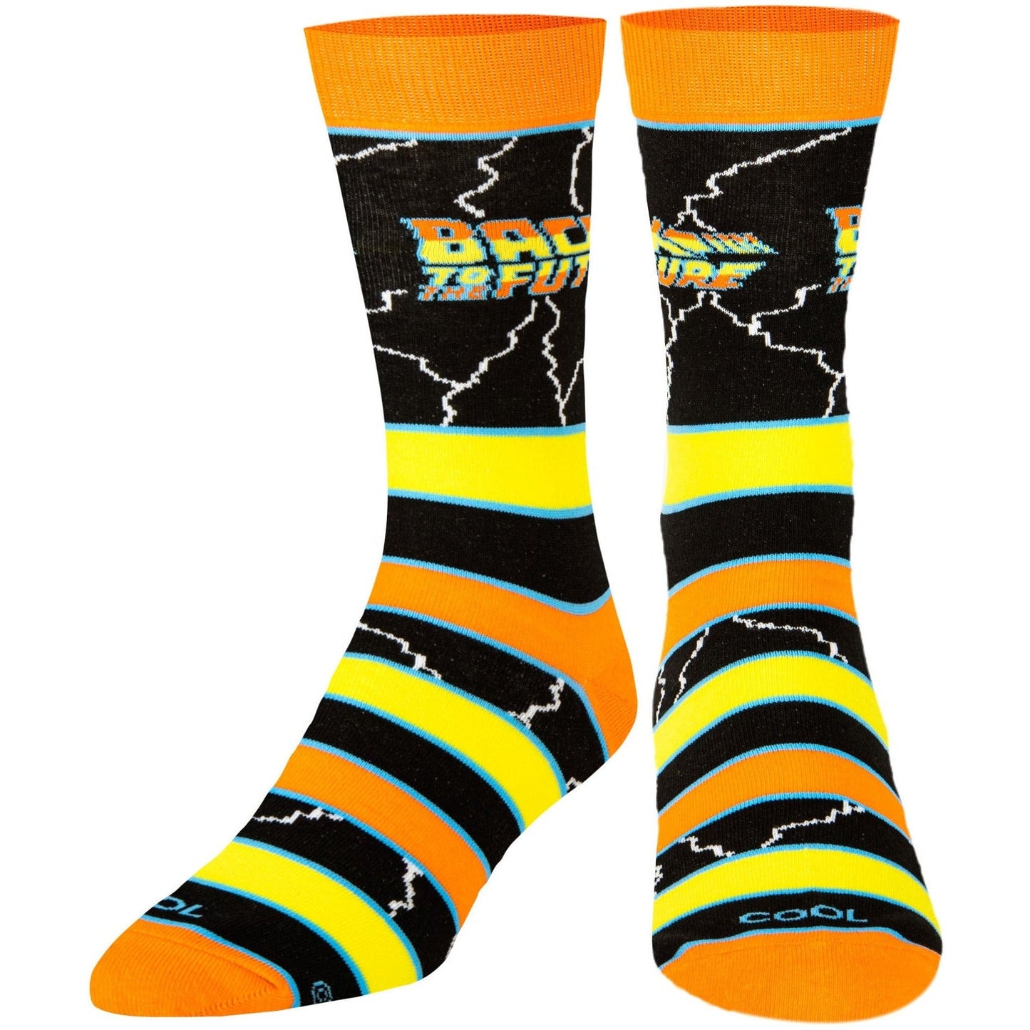 Back to the Future "Stripes" Men's Crew Folded Socks (Size 8-12)