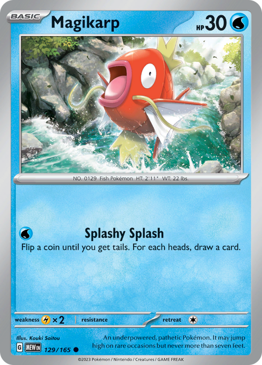 Magikarp (129/165) [Scarlet & Violet: 151]