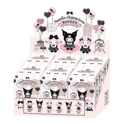 Sanrio Characters Sisters Outfit Vinyl Plush Keychain Blind Box - Official