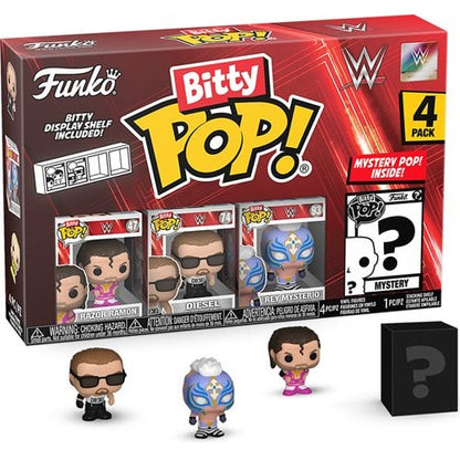 Funko WWE Bitty Pop! Mini-Figure 4-Pack - Select Set(s)