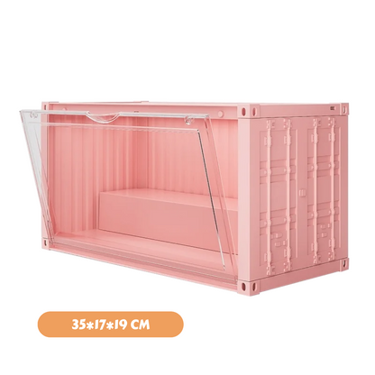 Container Design Display Case with LED Light