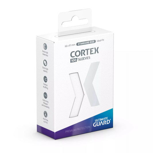 Ultimate Guard Cortex Standard Size Sleeves - Glossy White (100ct)