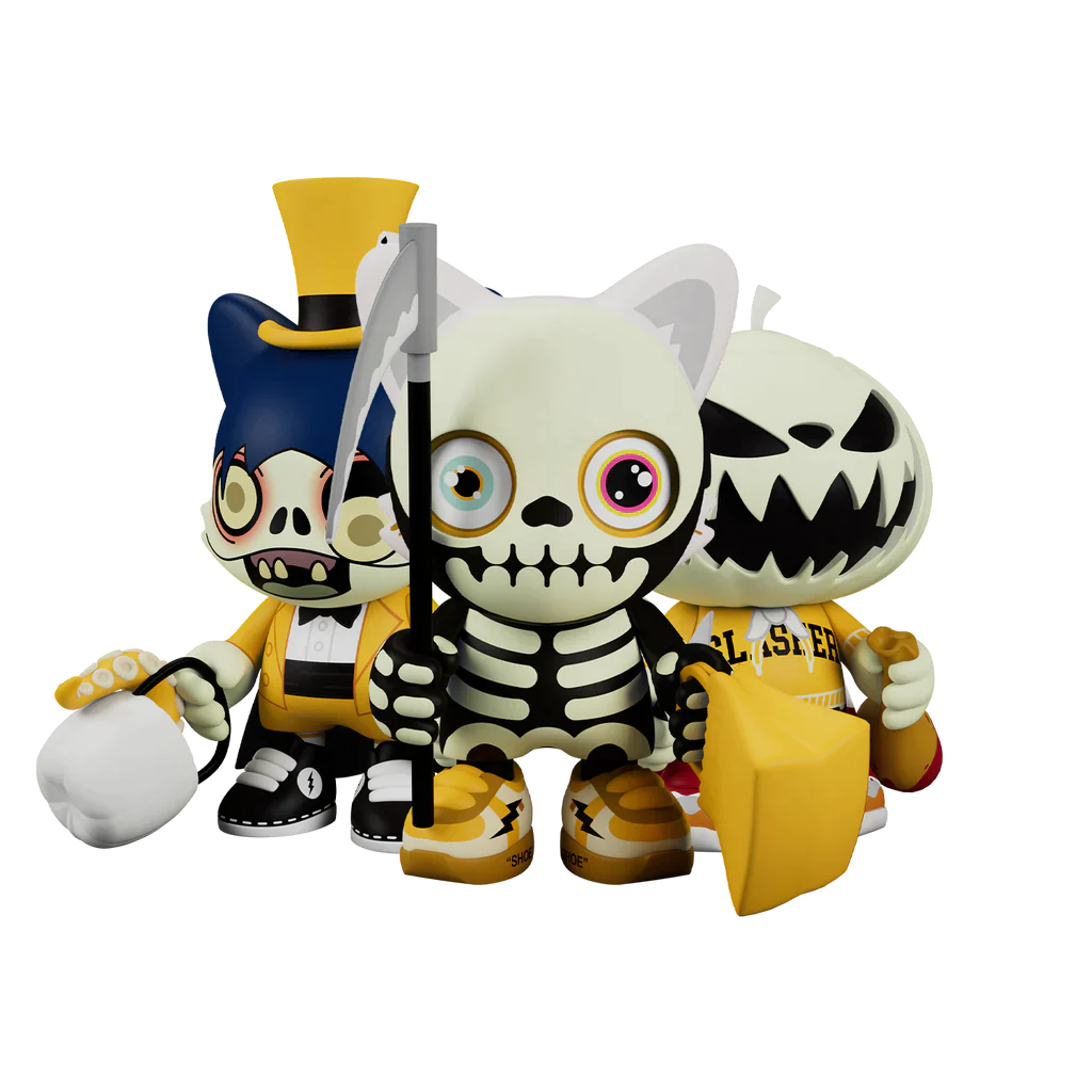 SuperPlastic: Minis, Hooligoonz (GITD) (3-PK)