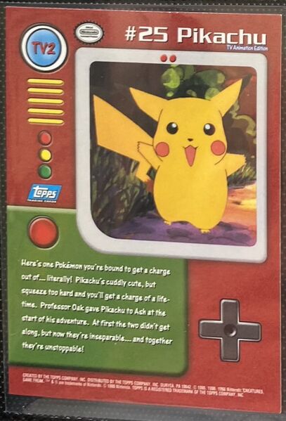 Pikachu TV2 (TV2) [Topps TV Animation Edition Series 1 (Third Print)]