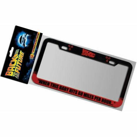 Back to the Future 88 MPH License Plate Frame