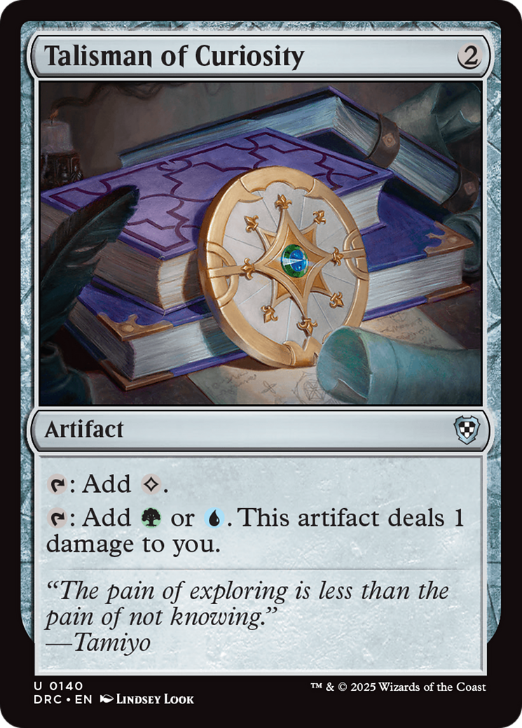Talisman of Curiosity (DRC-140) - Commander: Aetherdrift