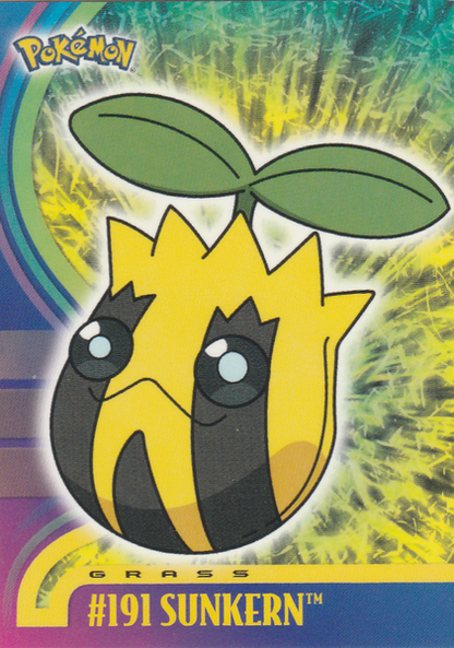 sunkern pokemon card C 001/095 1 (Used) 2074701120| magi -TCG Marketplace- The item may be similar but not exactly the same as the image (e.g Sunkern Foil (191) [Topps Pokemon