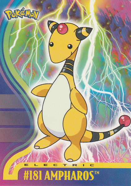 Ampharos (181) [Topps Pokemon Johto Series 1]