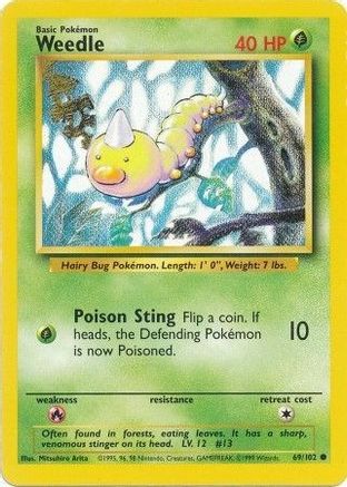 Weedle 069/102 - Base Set