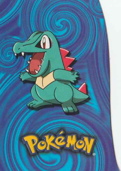 Totodile Die-Cut (7 of 15) [Topps Pokemon Johto Series 1]